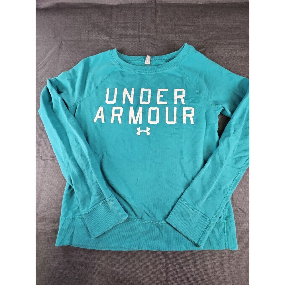 Under Armor turquoise color women's sweatshirt size Small